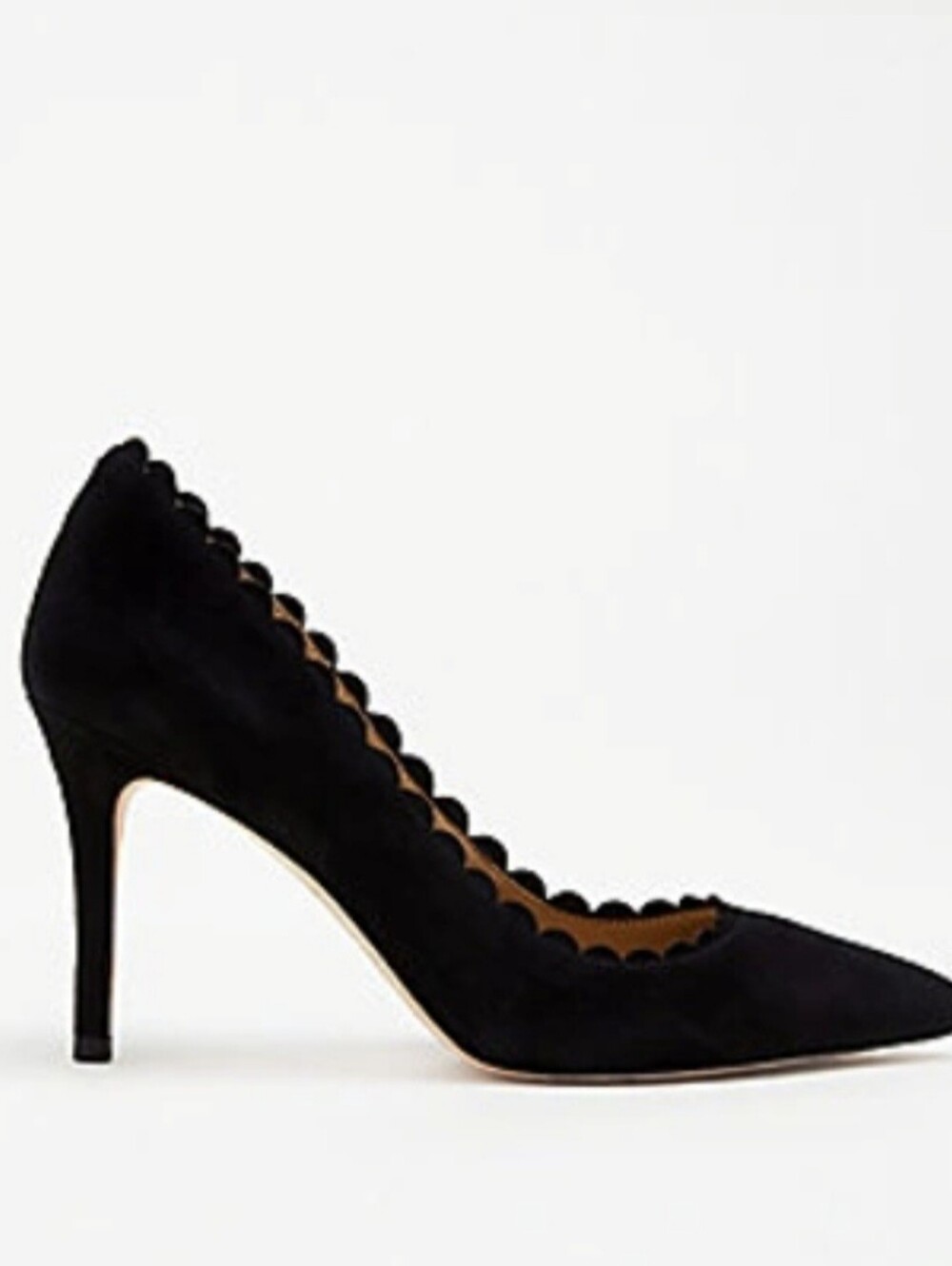 Ann Taylor MILA Scalloped Edge Heels